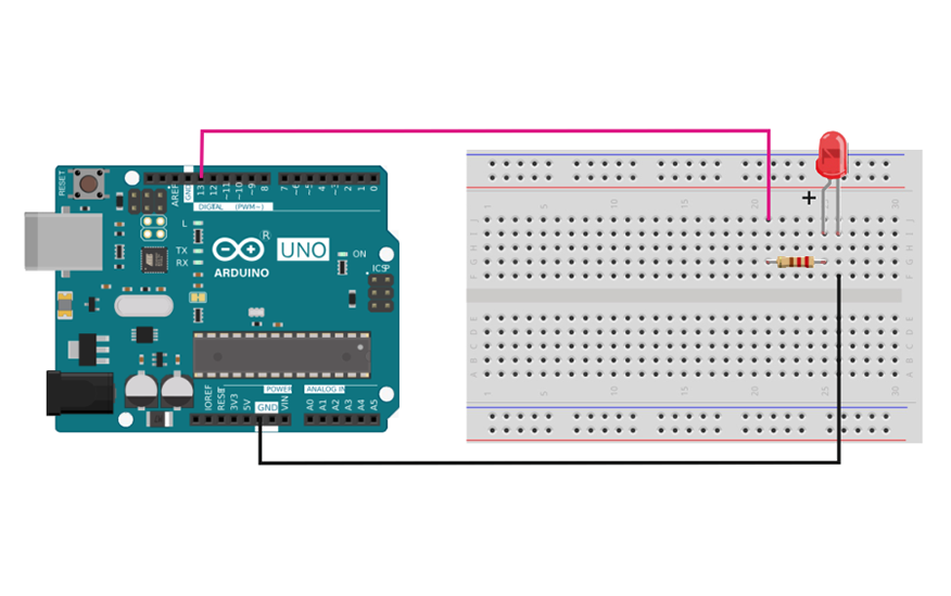 Светодиод и Arduino UNO