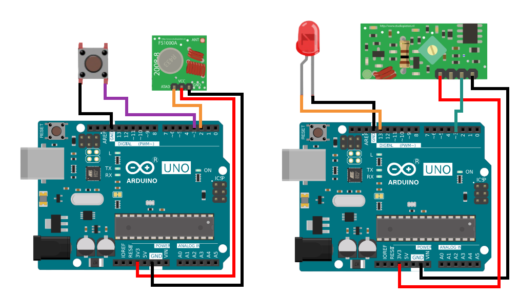 R433 Mhz и Arduino UNO