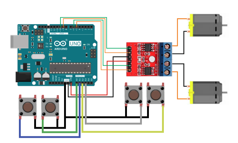 L9110S DC и Arduino UNO