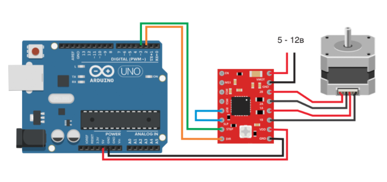 A4988 и Arduino UNO