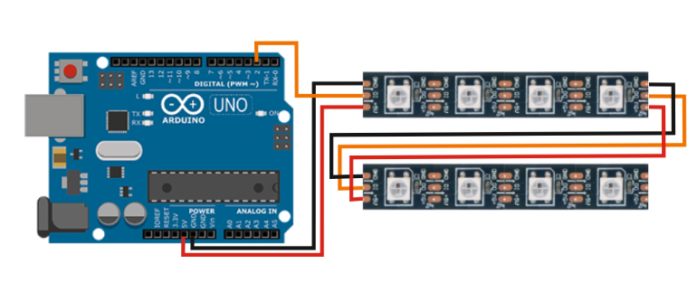 Лента WS2812 и Arduino UNO