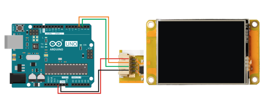 Nextion и Arduino UNO