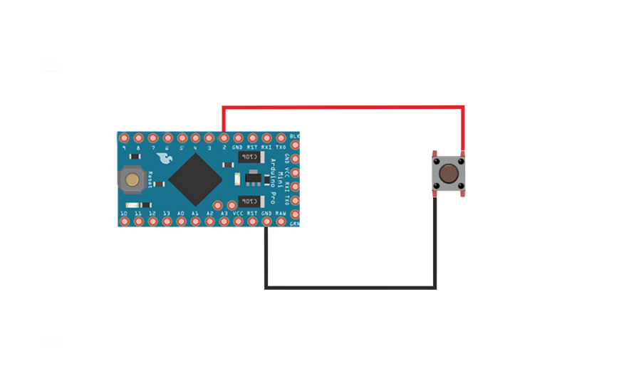 Кнопка и Arduino Pro Mini