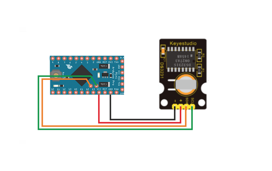 Часы DS3231 и Arduino Pro Mini