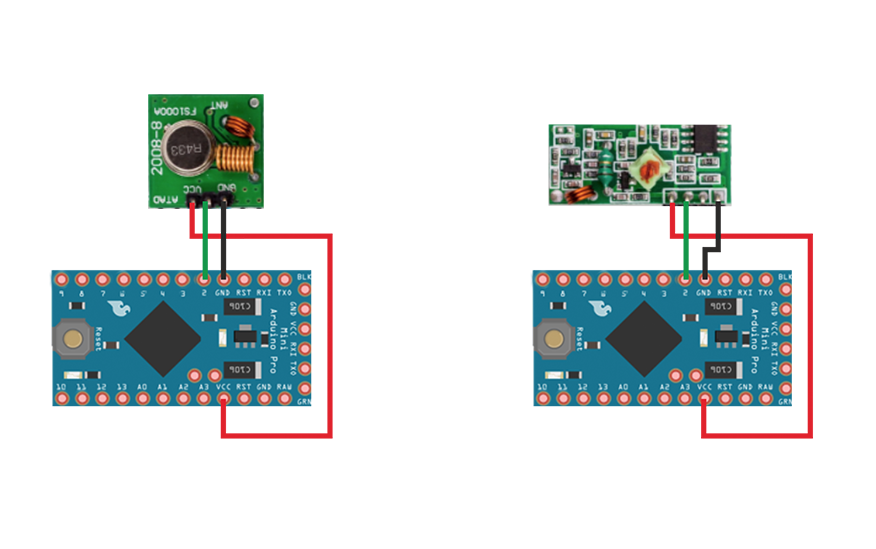 R433 Mhz и Arduino Pro Mini