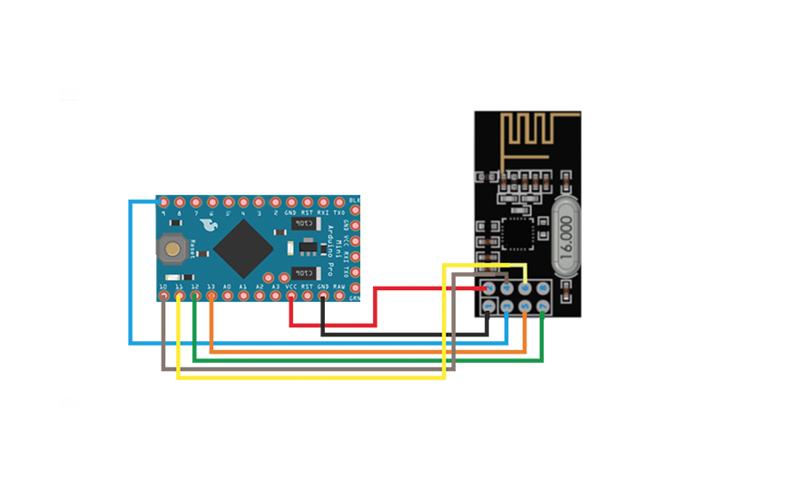NRF24L01 и Arduino Pro Mini