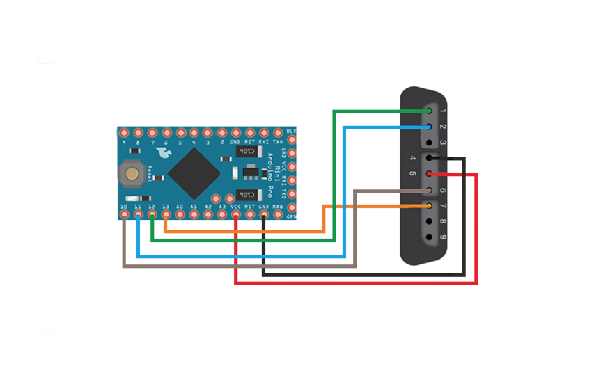 PS2 DualShock 2 и Arduino Pro Mini