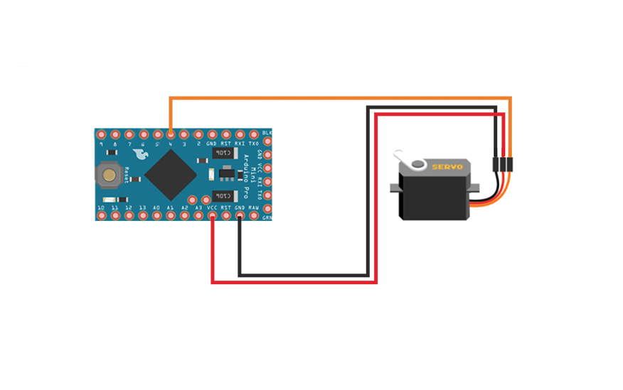 Servo SG90 и Arduino Pro Mini