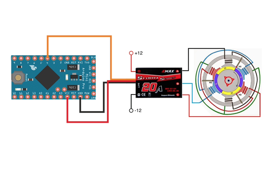 2200KV и Arduino Pro Mini