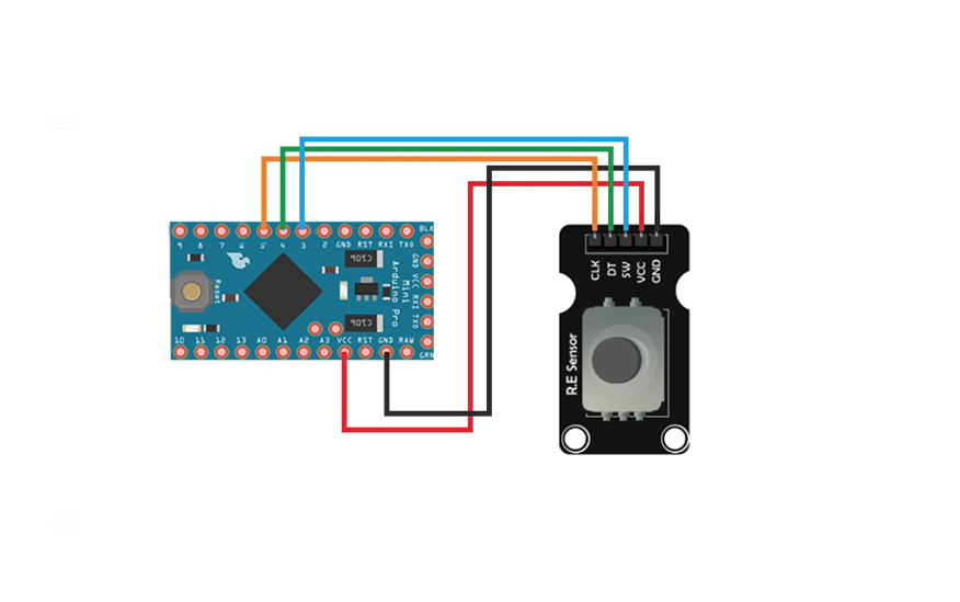 Энкодер и Arduino Pro Mini