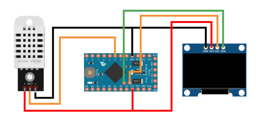 DHT 22 и Arduino Pro Mini