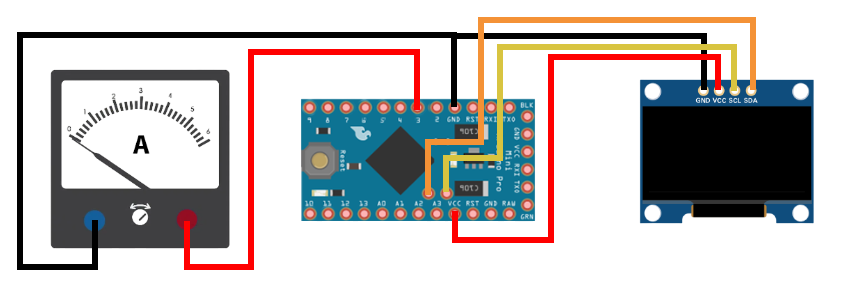 Стрелочный индиктор и Arduino Pro Mini