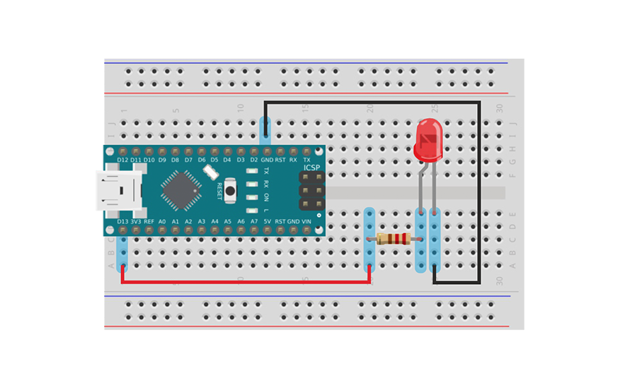 Светодиод и Arduino Nano