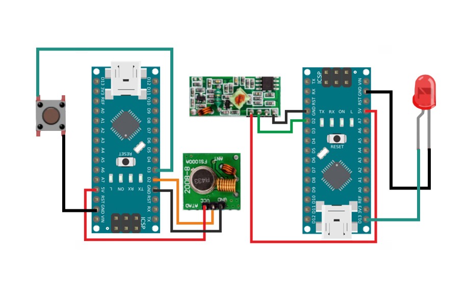 R433 Mhz и Arduino Nano