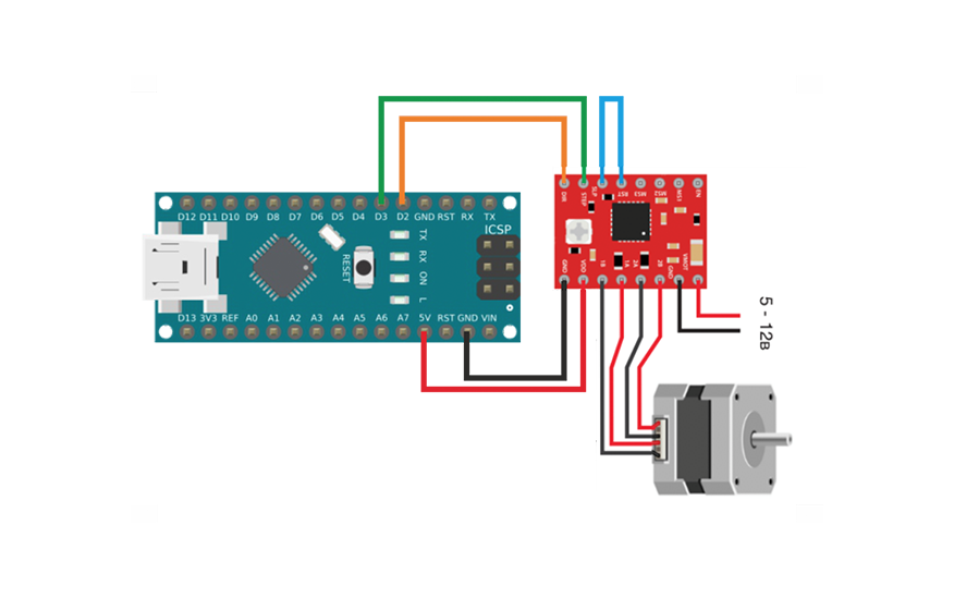 A4988 и Arduino Nano