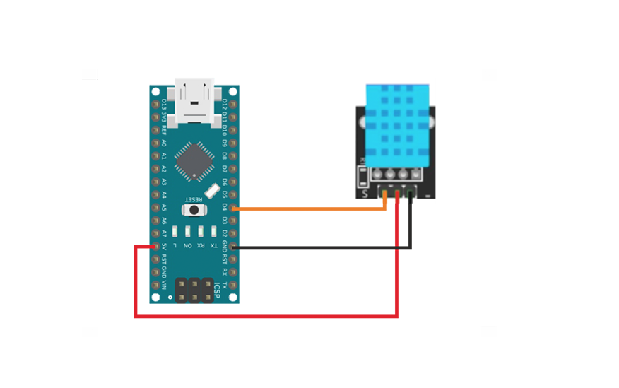 DHT 11-22 и Arduino Nano