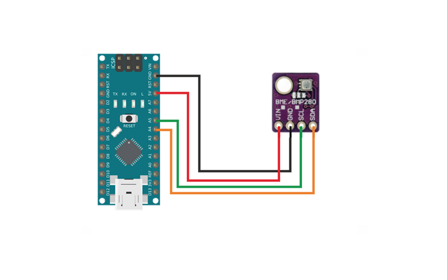 Барометр BMP 280 и Arduino Nano