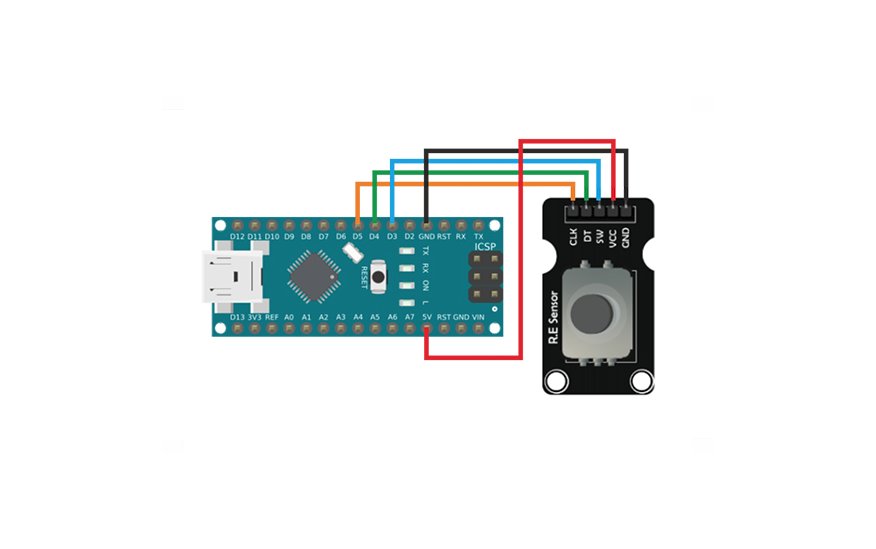 Энкодер и Arduino Nano