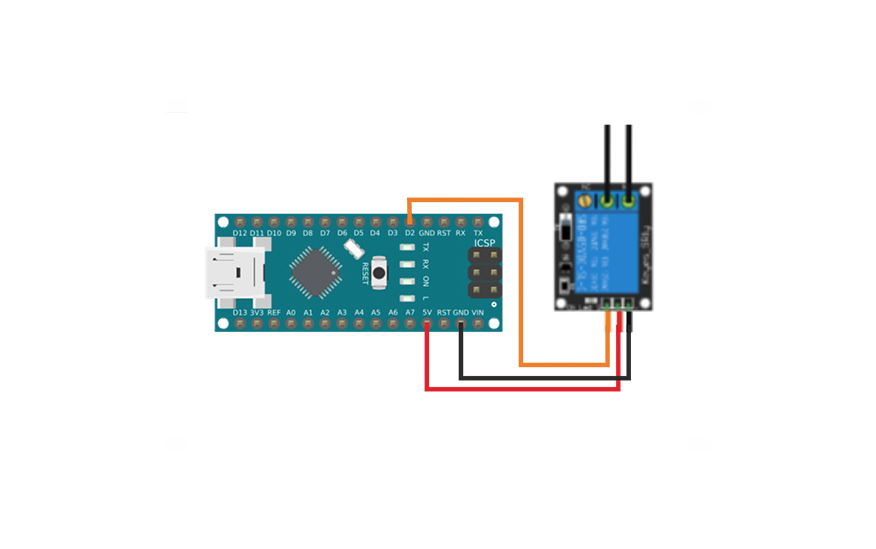 Реле 220v и Arduino Nano