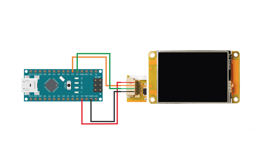 Nextion и Arduino Nano
