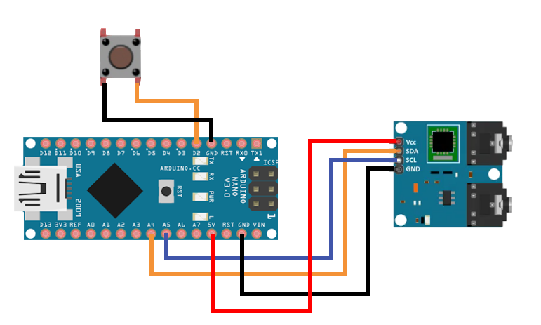 FM Радио TEA5767 и Arduino Nano
