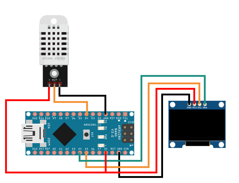 DHT 22 и Arduino Nano