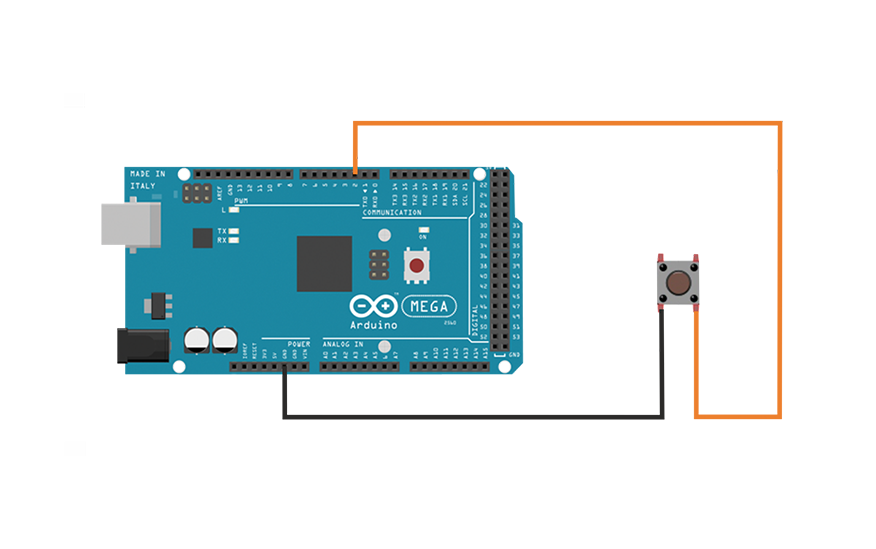 Кнопка и Arduino Mega