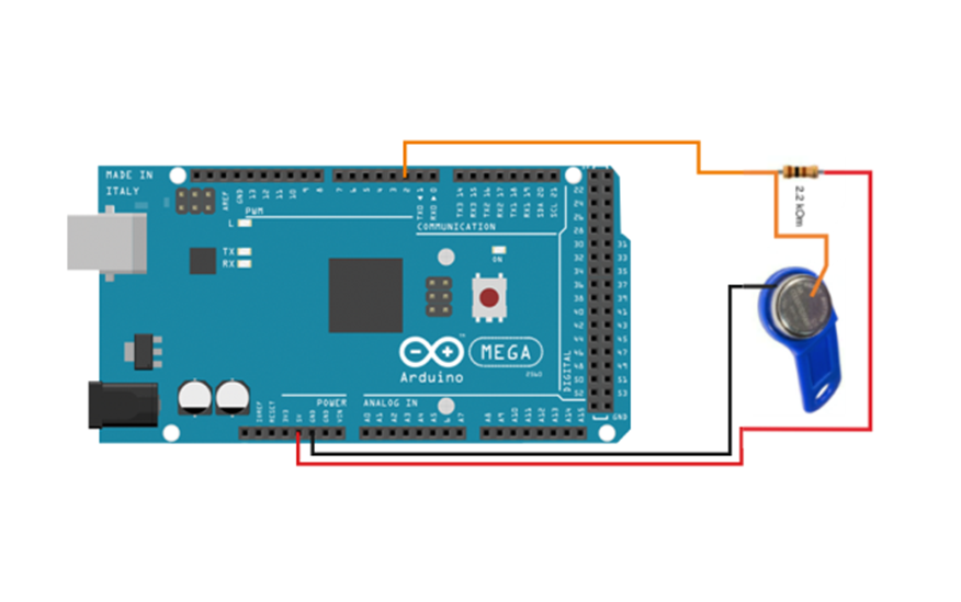 DS 1990 и Arduino Mega