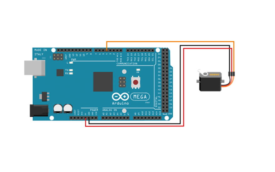 Servo SG90 и Arduino Mega