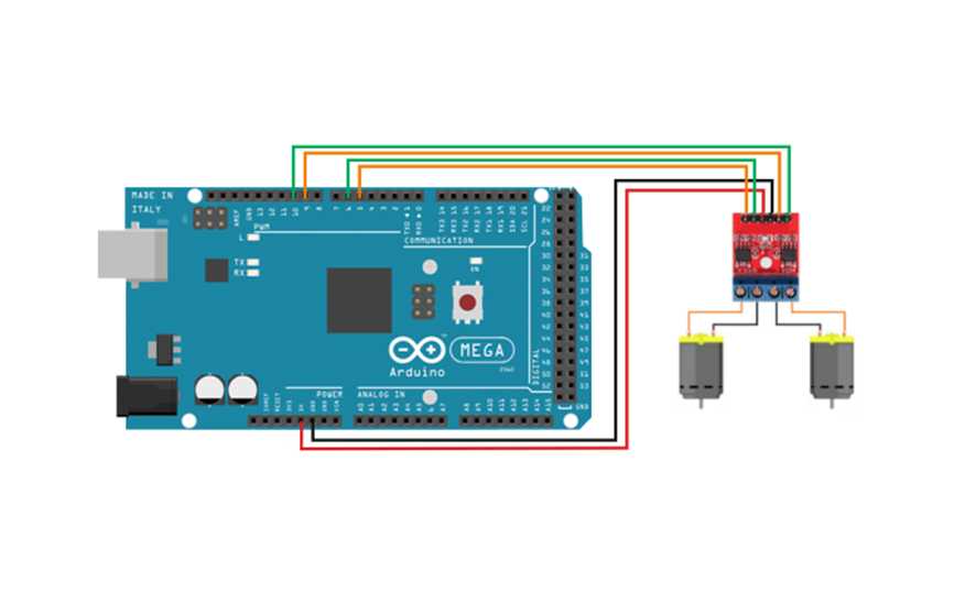 L9110S DC и Arduino Mega