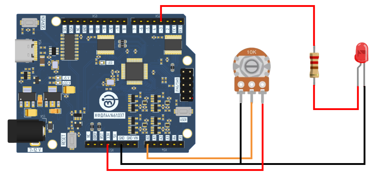 Потенциометр и Niiet UNO-VN035 К1946ВК035