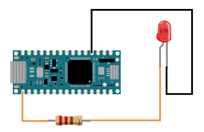 Светодиод и Arduino Nano R4